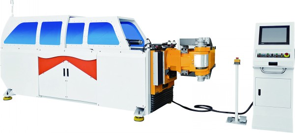 32CNC機頭旋轉(zhuǎn)全電型左右共享數(shù)控彎管機